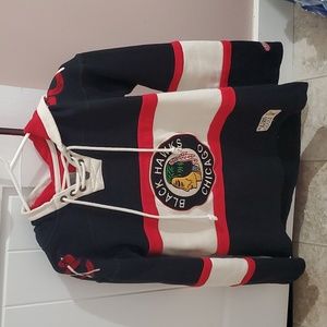 Old Time Hockey Hoodie Chicago Blackhawks Women's Size Small Excellent